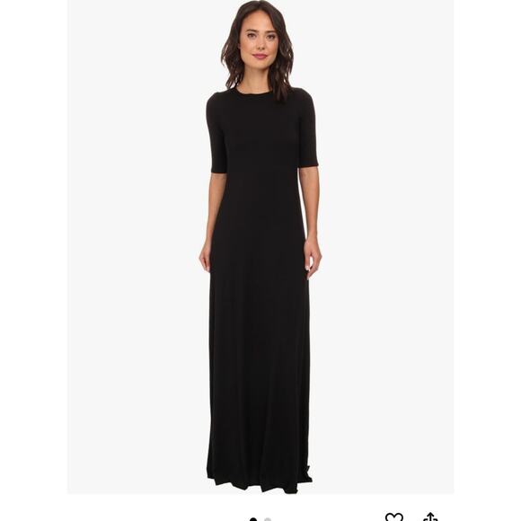 Rachel Pally Women's Davia Short Sleeve Maxi Dress, Black, LG (NWT) - Picture 1 of 10